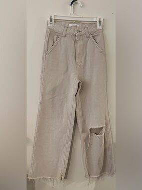 PacSun Light Beige High-Rise Jeans